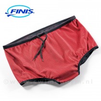 FINIS Drag shorts zwart/rood (andere kant)