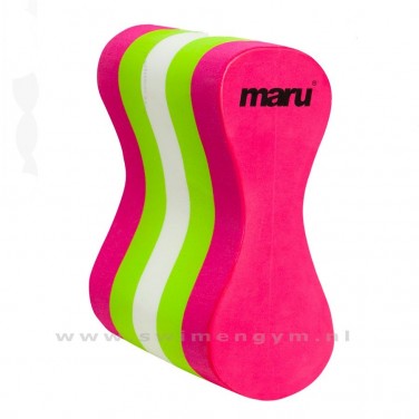 MARU Pullbuoy roze/limegroen/wit