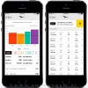 SwimSense App scherm afbeeldingen