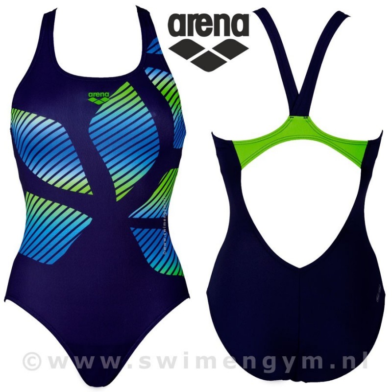 Arena badpak Spider blauw